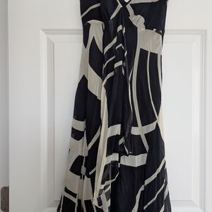Banana Republic Navy and Ivory Dress
